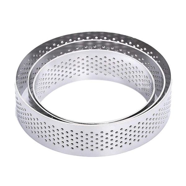 perforated tart rings set round stainless steel porous muffin cake pie pancake mousse ring bakeware bottom tower tool baking & pastry tools
perforated tart rings set round stainless steel porous muffin cake pie pancake mousse ring bakeware bottom tower tool baking & pastry tools
