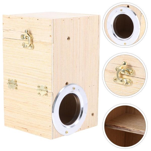 bird cages 1pc budgerigar nest box portable breeding case living place 
bird cages 1pc budgerigar nest box portable breeding case living place