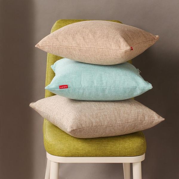 plain cotton linen cushion pillow cover for sofa seat chairs car backrest lumbar back case cushion/decorative
plain cotton linen cushion pillow cover for sofa seat chairs car backrest lumbar back case cushion/decorative