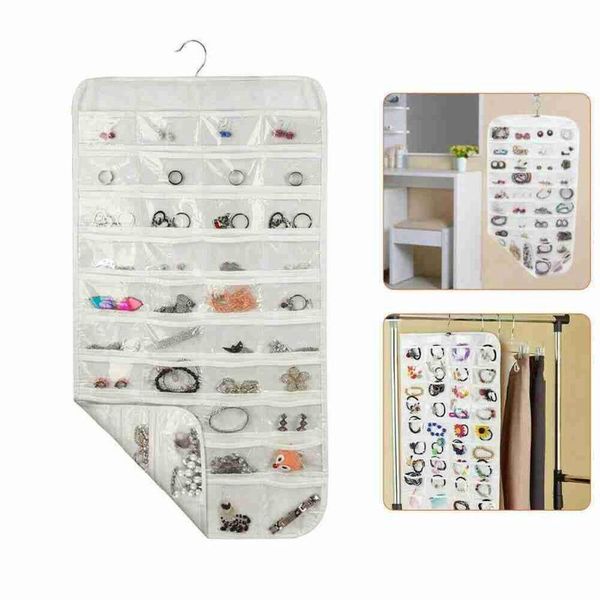 storage bags necklace display hanging bag 80 grids multi-layer double sided earrings organizer jewelry packaging holder accessores
storage bags necklace display hanging bag 80 grids multi-layer double sided earrings organizer jewelry packaging holder accessores