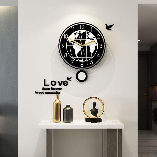 wall clocks earth round clock modern design acrylic swingable metal pointer creative home decor gift ideas b50
wall clocks earth round clock modern design acrylic swingable metal pointer creative home decor gift ideas b50