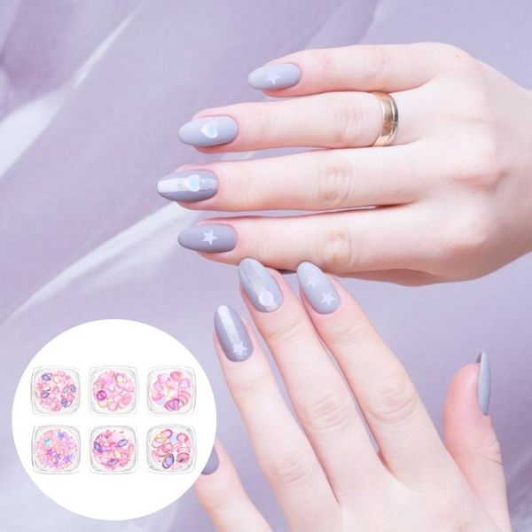 nail art equipment 1 box of decorations diy charms manicures ornaments for salon, Silver
nail art equipment 1 box of decorations diy charms manicures ornaments for salon, Silver