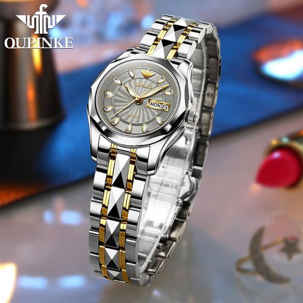 wristwatches oupinke luxury gold watches for women mechanical automatic wristwatch lady waterproof sapphire crystal stainless steel, Slivery;brown
wristwatches oupinke luxury gold watches for women mechanical automatic wristwatch lady waterproof sapphire crystal stainless steel, Slivery;brown