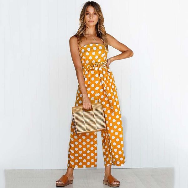 women's jumpsuits & rompers women loose casual jumpsuit summer dot print bodysuit sleeveless solid female plus size bandage overalls, Black;white
women's jumpsuits & rompers women loose casual jumpsuit summer dot print bodysuit sleeveless solid female plus size bandage overalls, Black;white