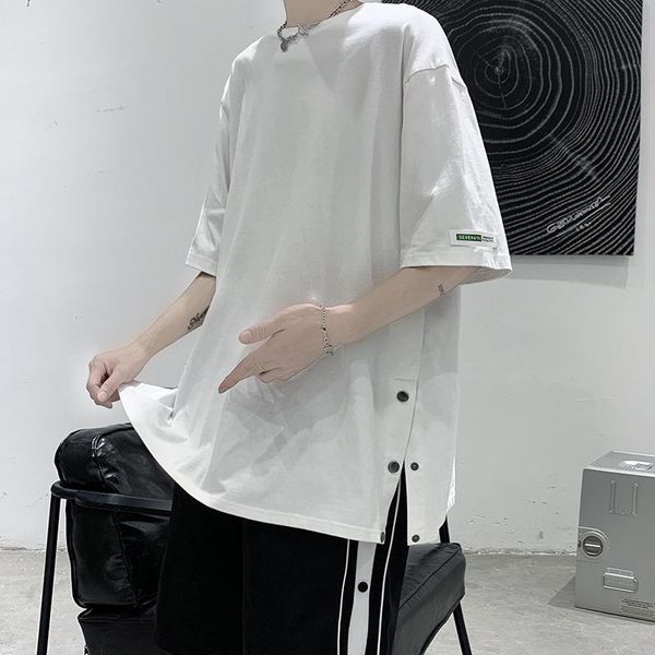 men's t-shirts hong kong style solid color t-shirt tide brand short-sleeved loose trend 2021 half-sleeved wild clothing top, White;black
men's t-shirts hong kong style solid color t-shirt tide brand short-sleeved loose trend 2021 half-sleeved wild clothing top, White;black
