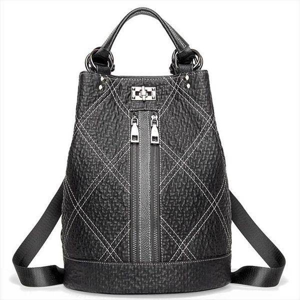 women backpack soft leather female travel shoulder bag anti theft bucket fashion girls school backpacks mochila
women backpack soft leather female travel shoulder bag anti theft bucket fashion girls school backpacks mochila