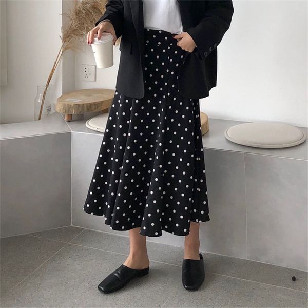 slender polka dots retro fashion slim chic girls black patchwork vintage high waist stylish large size skirts 210421
slender polka dots retro fashion slim chic girls black patchwork vintage high waist stylish large size skirts 210421
