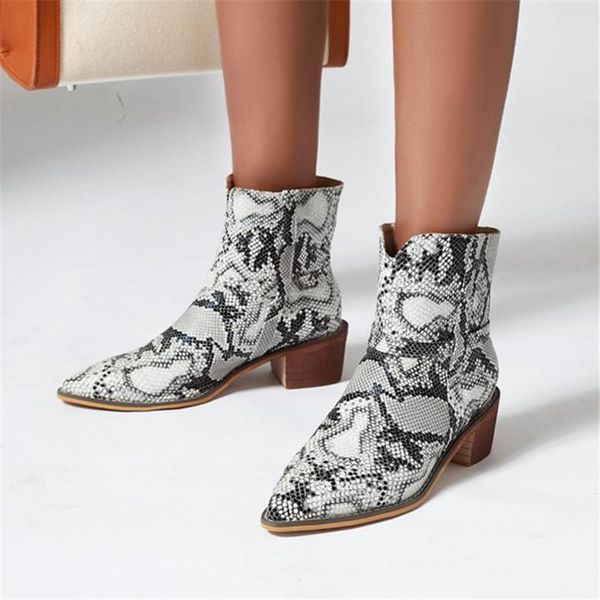 boots pxelena 5 colors women western ankle snake print chunky block med heels winter shoes ladies office party slip on 34-43, Black
boots pxelena 5 colors women western ankle snake print chunky block med heels winter shoes ladies office party slip on 34-43, Black
