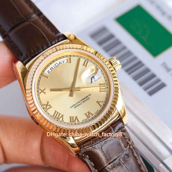 watch 18k gold men's and women's 36mm date 118135118138118139 eta 2836 sport mechanical automatic men's watch, Slivery;brown
watch 18k gold men's and women's 36mm date 118135118138118139 eta 2836 sport mechanical automatic men's watch, Slivery;brown
