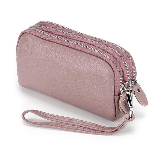 genuine cow leather triple zipper purple/gray color designer purse luxury women wallets with phone case female card collection, Red;black
genuine cow leather triple zipper purple/gray color designer purse luxury women wallets with phone case female card collection, Red;black