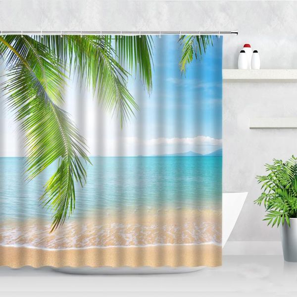 sunny beach blue ocean waterproof cloth shower curtains green palm leaves hawaiian scenery modern bathroom decor hanging curtain
sunny beach blue ocean waterproof cloth shower curtains green palm leaves hawaiian scenery modern bathroom decor hanging curtain
