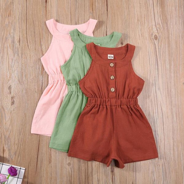 clothing sets baby sleeveless bodysuit with elastic waist, single-breasted decoration casual style summer, White
clothing sets baby sleeveless bodysuit with elastic waist, single-breasted decoration casual style summer, White