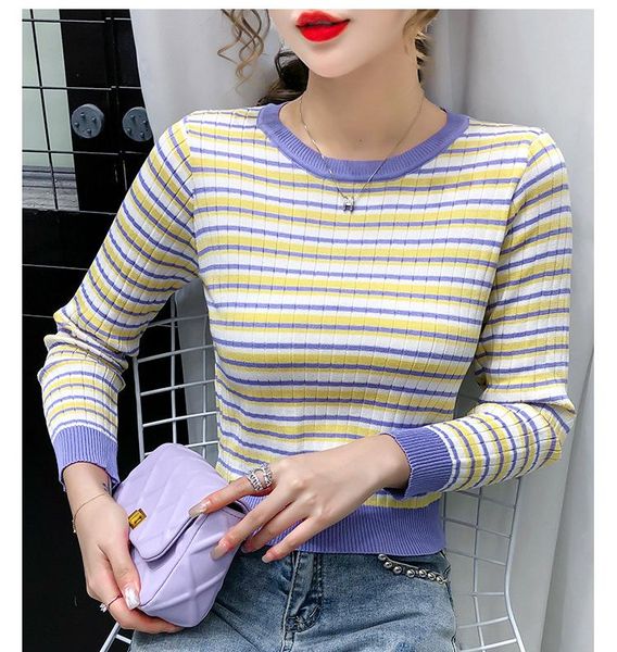 women's sweaters 2021 autumn sweater women stripe oversize casual kawaii loose pullover vintage, White;black
women's sweaters 2021 autumn sweater women stripe oversize casual kawaii loose pullover vintage, White;black