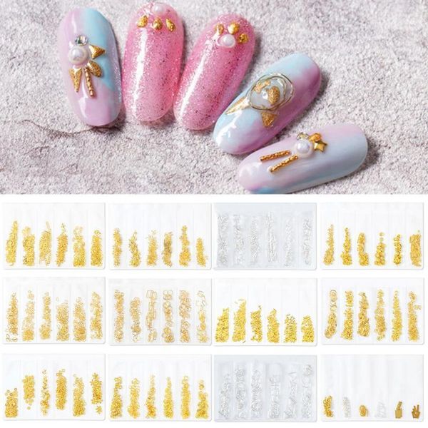 hollow metal mixed star heart triangle rivet diy nail art decals manicure decor shape stickers can create a var1, Silver;gold
hollow metal mixed star heart triangle rivet diy nail art decals manicure decor shape stickers can create a var1, Silver;gold
