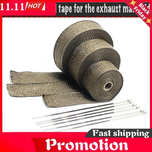 manifold & parts universal thermal tape for exhaust (muffler) to 1200 degree, flame retardant (5 cm * 5 m/10 m/15 m)
manifold & parts universal thermal tape for exhaust (muffler) to 1200 degree, flame retardant (5 cm * 5 m/10 m/15 m)