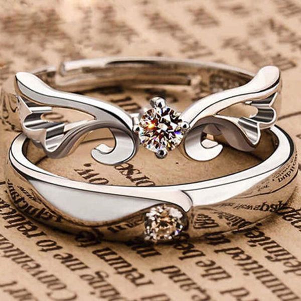 wedding rings 1 pair zircon couple charm open for women men adjustable, Slivery;golden
wedding rings 1 pair zircon couple charm open for women men adjustable, Slivery;golden