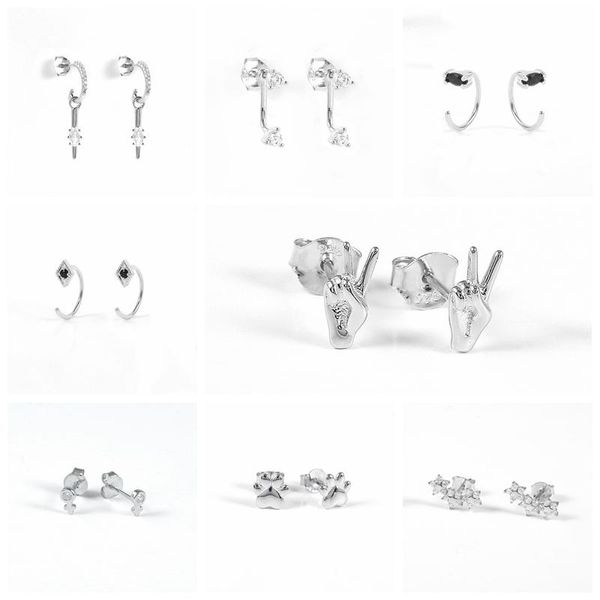 stud canner 925 sterling silver nose rings c-shaped piercing earrings for women with gesture s925 boucle d'oreille, Golden;silver
stud canner 925 sterling silver nose rings c-shaped piercing earrings for women with gesture s925 boucle d'oreille, Golden;silver