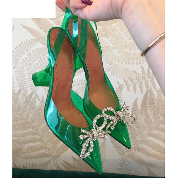 sandals summer clear cup high heels pumps woman transparent pvc pointed toe crystal bow knot slingback party dress shoes 9iti, Black
sandals summer clear cup high heels pumps woman transparent pvc pointed toe crystal bow knot slingback party dress shoes 9iti, Black