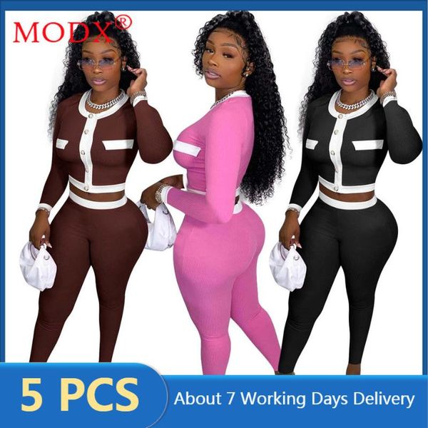 women's two piece pants bulk items wholesale lots fall wonen tracksuits single breasted cardigan legging color block patchwork 2 set ou, White
women's two piece pants bulk items wholesale lots fall wonen tracksuits single breasted cardigan legging color block patchwork 2 set ou, White