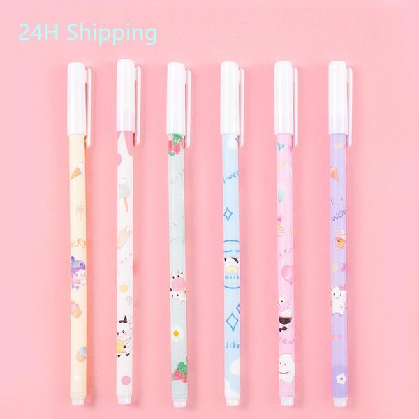 gel pens 6pcs pen kawaii student girl simple 0.5 black korean creative school office stationery drop
gel pens 6pcs pen kawaii student girl simple 0.5 black korean creative school office stationery drop