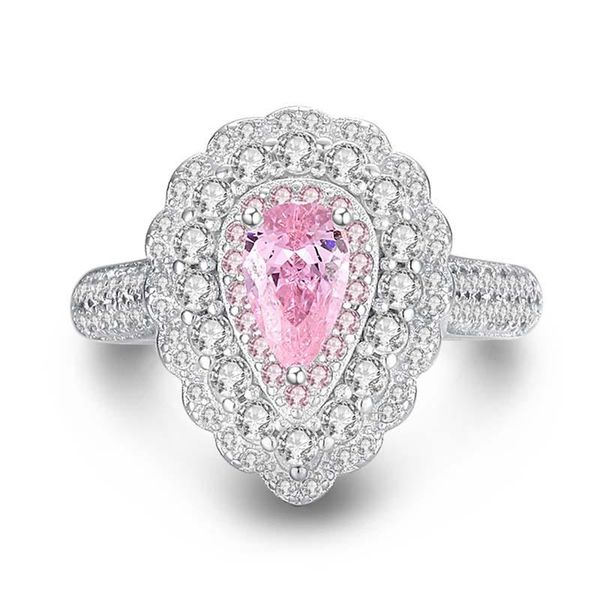cluster rings luxury 18k white gold pink diamond ring for women s925 silver color group set water drop wedding fine jewelry gifts, Golden;silver
cluster rings luxury 18k white gold pink diamond ring for women s925 silver color group set water drop wedding fine jewelry gifts, Golden;silver