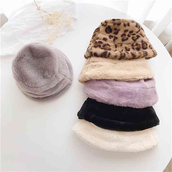 winter fashion kids leopard plush hat 2-5 years warm 6 colors thick bucket 210708, Yellow
winter fashion kids leopard plush hat 2-5 years warm 6 colors thick bucket 210708, Yellow