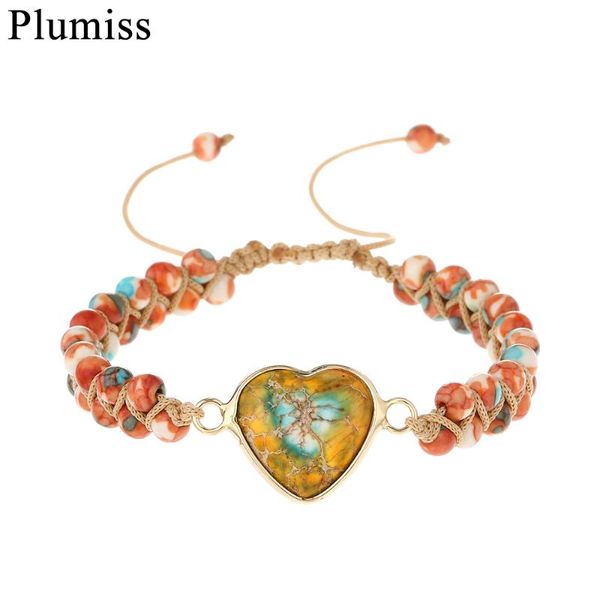 natural stone heart charm wrap bracelet imperial jaspers meditation spiritual protection handmade braided jewelry gift tennis, Golden;silver
natural stone heart charm wrap bracelet imperial jaspers meditation spiritual protection handmade braided jewelry gift tennis, Golden;silver