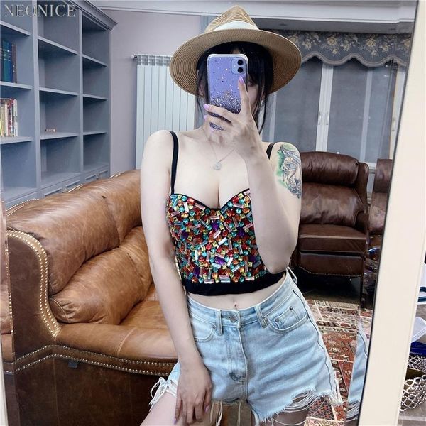 women's tanks & camis 2021 woman vest elastic tightness adjustable nightclub celebrity birthday christmas party fashion multicolor bead, White
women's tanks & camis 2021 woman vest elastic tightness adjustable nightclub celebrity birthday christmas party fashion multicolor bead, White