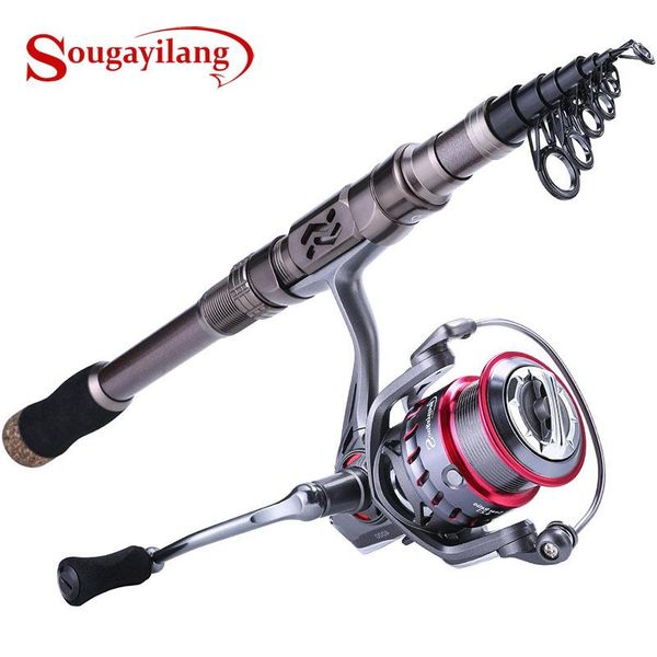 sougayilang fishing rod and reel combos portable 1.8m-2.4m travel pole 9+1bb spinning reels pesca combo
sougayilang fishing rod and reel combos portable 1.8m-2.4m travel pole 9+1bb spinning reels pesca combo