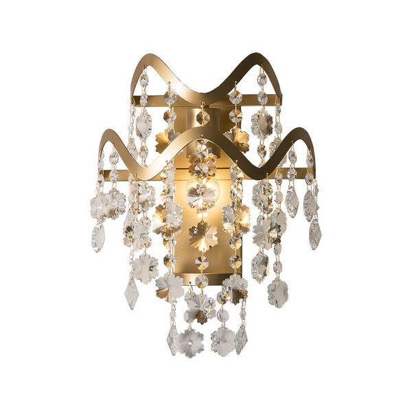 wall lamp american crystal light luxury living room tv background simple personality bedroom bedside
wall lamp american crystal light luxury living room tv background simple personality bedroom bedside