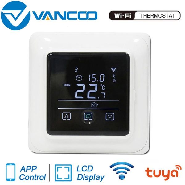 smart home control vancoo tuya wifi thermostat 220v temperature controller for gas boiler/electric heating/water heating thermoregulator
smart home control vancoo tuya wifi thermostat 220v temperature controller for gas boiler/electric heating/water heating thermoregulator