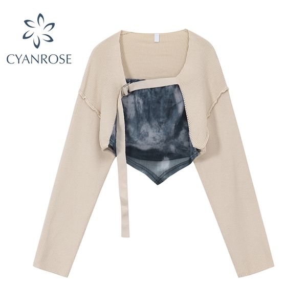 women's cropped sweaters autumn winter long sleeve knitting sweater casual femme chic design pullover high street lady 210805, White;black
women's cropped sweaters autumn winter long sleeve knitting sweater casual femme chic design pullover high street lady 210805, White;black