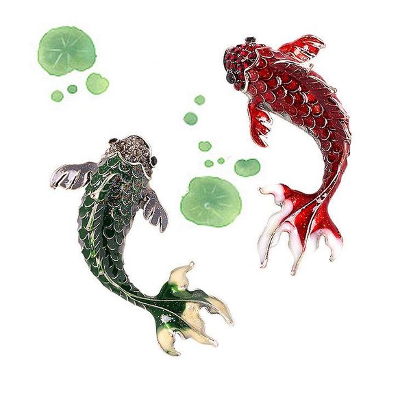 pins, brooches creative wild red enamel drip oil goldfish brooch for women big carp animal style fashion jewelry coat, Gray
pins, brooches creative wild red enamel drip oil goldfish brooch for women big carp animal style fashion jewelry coat, Gray