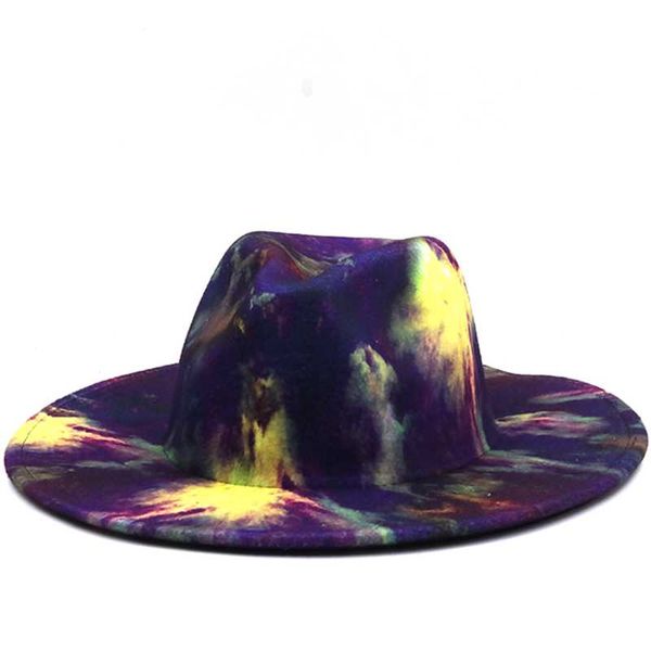 berets fedora hat women men wide brim tie dye autumn winter hats vintage fascinator multicolor blue green white felted, Blue;gray
berets fedora hat women men wide brim tie dye autumn winter hats vintage fascinator multicolor blue green white felted, Blue;gray