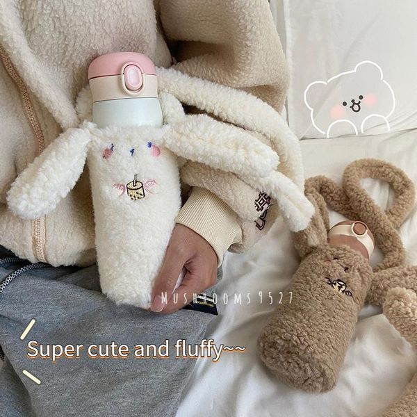 water bottles autumn and winter are here super cute plush puppy mug cover 304 stainless steel bouncing portable couple cup student
water bottles autumn and winter are here super cute plush puppy mug cover 304 stainless steel bouncing portable couple cup student