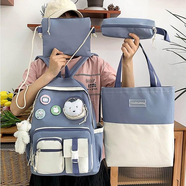 backpack cute women waterproof nylon female 4piece/set schoolbag college lady lapbackpacks kawaii girl travel book bags
backpack cute women waterproof nylon female 4piece/set schoolbag college lady lapbackpacks kawaii girl travel book bags