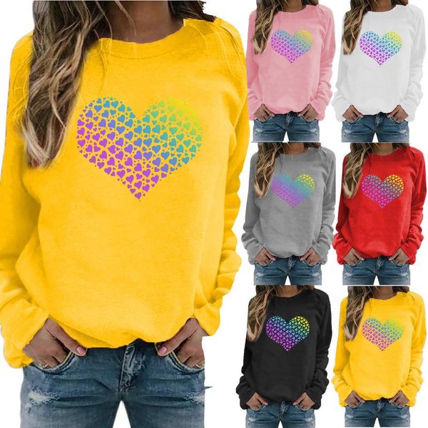 women's hoodies & sweatshirts sweatshirt love heart printed long sleeve o-neck oversized hoodie casual bright solid color women, Black
women's hoodies & sweatshirts sweatshirt love heart printed long sleeve o-neck oversized hoodie casual bright solid color women, Black