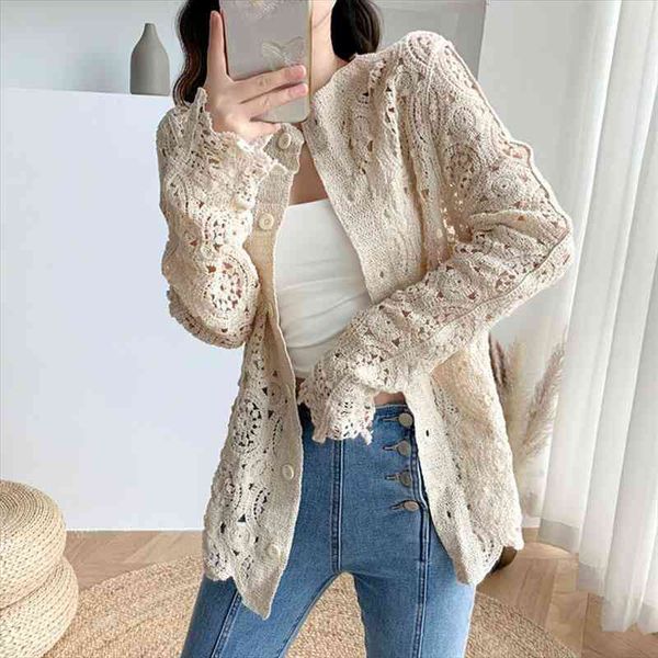 korean vintage winter blouses floral embroidery knitted lace blouse women hollow out elegant lace shirt women cardigan, White
korean vintage winter blouses floral embroidery knitted lace blouse women hollow out elegant lace shirt women cardigan, White