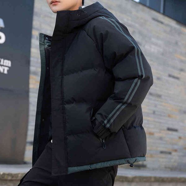 cotton winter trend down hooded warm thickened cotton padded versatile 2021 new men's et, Black
cotton winter trend down hooded warm thickened cotton padded versatile 2021 new men's et, Black