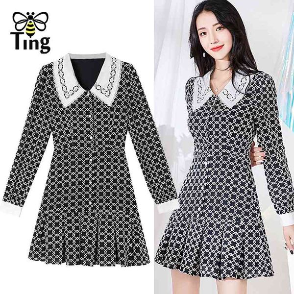 designer fashion peter pan collar geometric embroidery lady girl mini dress street chic a line robes 210513, Black;gray
designer fashion peter pan collar geometric embroidery lady girl mini dress street chic a line robes 210513, Black;gray