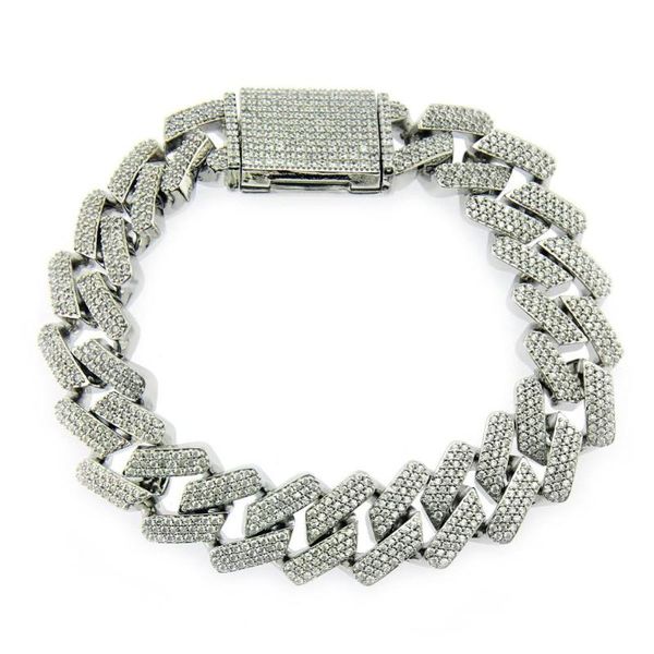 link, chain hip hop iced out bling bracelet zircon 18mm width heavy cuban bracelets jewelry gifts for men and women, Black
link, chain hip hop iced out bling bracelet zircon 18mm width heavy cuban bracelets jewelry gifts for men and women, Black