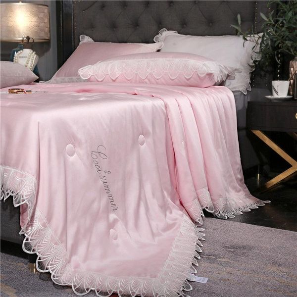 lace double-sided ice silk summer quilt air-conditioning sheet double cool washable princess wind thin quil comforters & sets
lace double-sided ice silk summer quilt air-conditioning sheet double cool washable princess wind thin quil comforters & sets