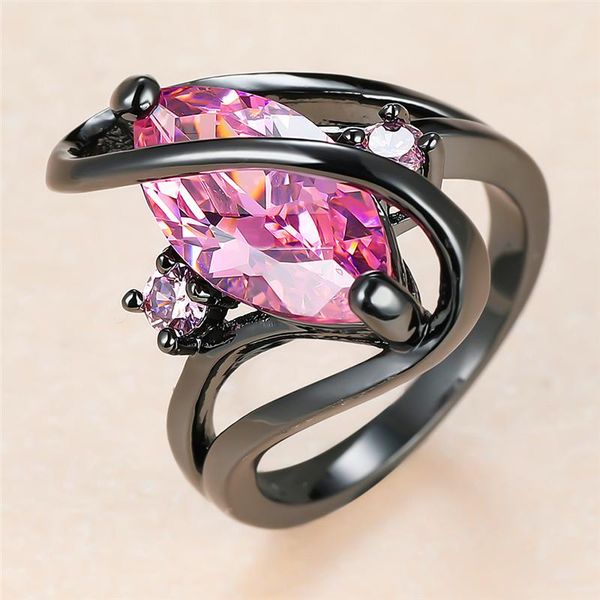 wedding rings cute female pink crystal stone ring charm 14kt black gold for women luxury bride leaf zircon engagement, Slivery;golden
wedding rings cute female pink crystal stone ring charm 14kt black gold for women luxury bride leaf zircon engagement, Slivery;golden
