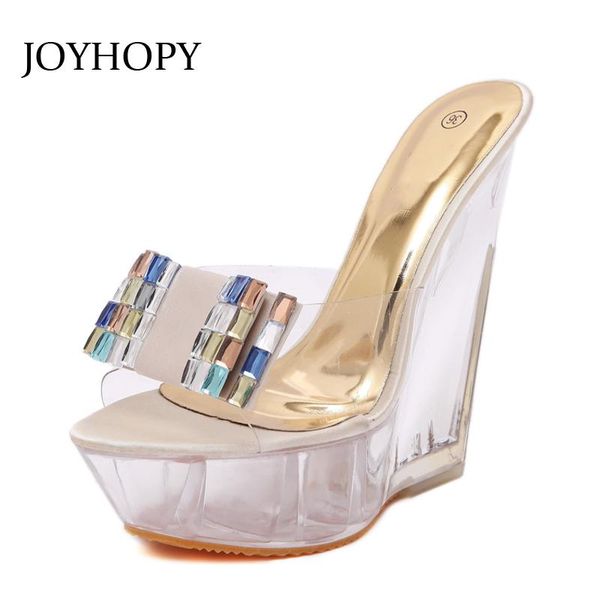all-match super high heel sandals women color diamond crystal slippers anti-skid platform wedges shoes woman ws1675, Black
all-match super high heel sandals women color diamond crystal slippers anti-skid platform wedges shoes woman ws1675, Black