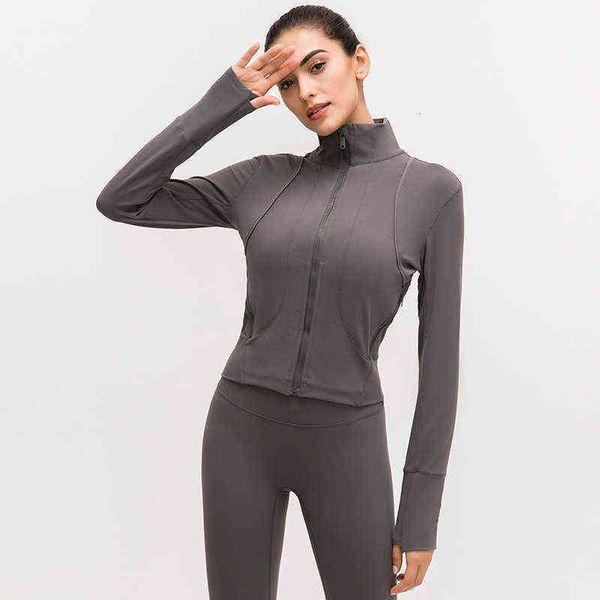 women's jackets autumn and winter 2021 vertical collar slim fitting yoga suit hairls naked sense fitns zipper leisure sports coat femal, White
women's jackets autumn and winter 2021 vertical collar slim fitting yoga suit hairls naked sense fitns zipper leisure sports coat femal, White