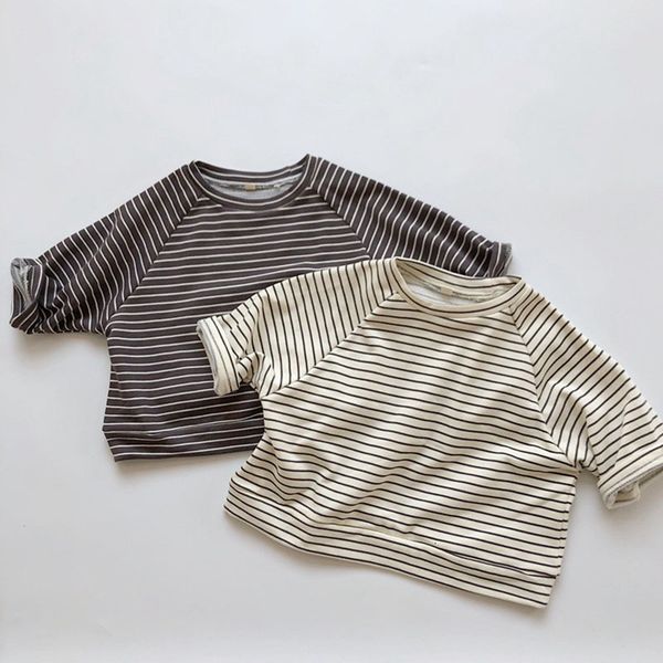stripe children children's spring autumn baby boys girls long sleeve keep warm t-shirt, Blue
stripe children children's spring autumn baby boys girls long sleeve keep warm t-shirt, Blue