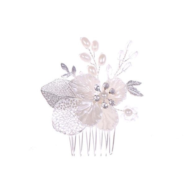 hair clips & barrettes 1pcs white flower alloy comb with imitation pearl decor handmade woven leaf headdress elegent bride jewelry tiaras he, Golden;silver
hair clips & barrettes 1pcs white flower alloy comb with imitation pearl decor handmade woven leaf headdress elegent bride jewelry tiaras he, Golden;silver