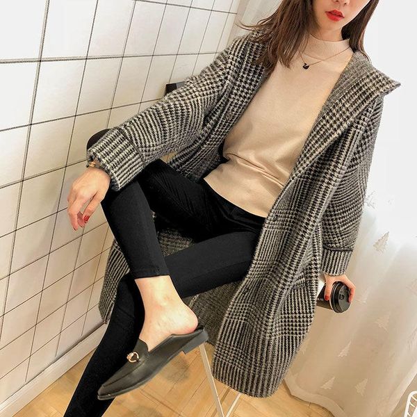 women's knits & tees 2021 women autumn winter imitation mink velvet coats female long sweater hooded jackets ladies loose cardigan outw, White
women's knits & tees 2021 women autumn winter imitation mink velvet coats female long sweater hooded jackets ladies loose cardigan outw, White
