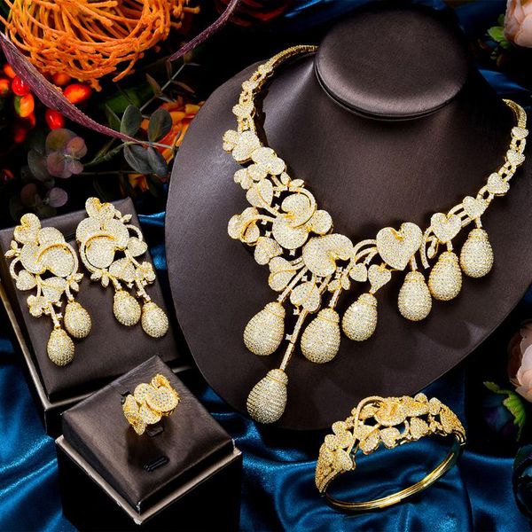 earrings & necklace godki luxury flower bud mixed women wedding cubic zirconia earring saudi arabia jewelry set jewellery addiction, Silver
earrings & necklace godki luxury flower bud mixed women wedding cubic zirconia earring saudi arabia jewelry set jewellery addiction, Silver