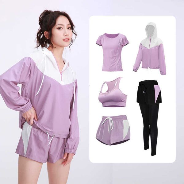 tracksuits fitness women's 2021 gym sports suit large size yoga five piece smock, Gray
tracksuits fitness women's 2021 gym sports suit large size yoga five piece smock, Gray